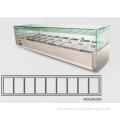 75L Stainless Steel Glass  Topped Chilled Display Unit For